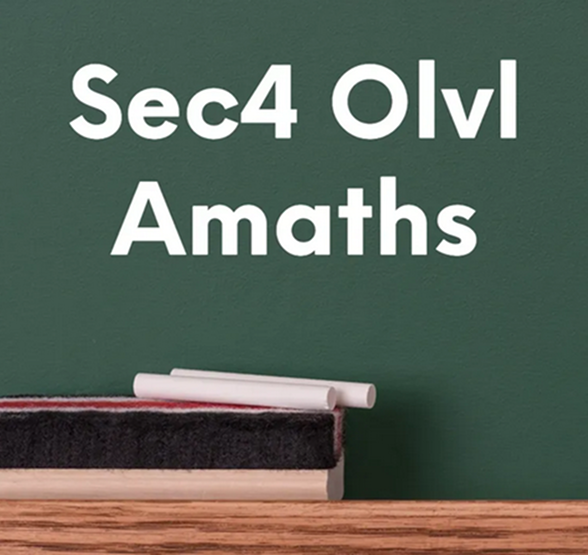 Sec4 Olvl Amaths